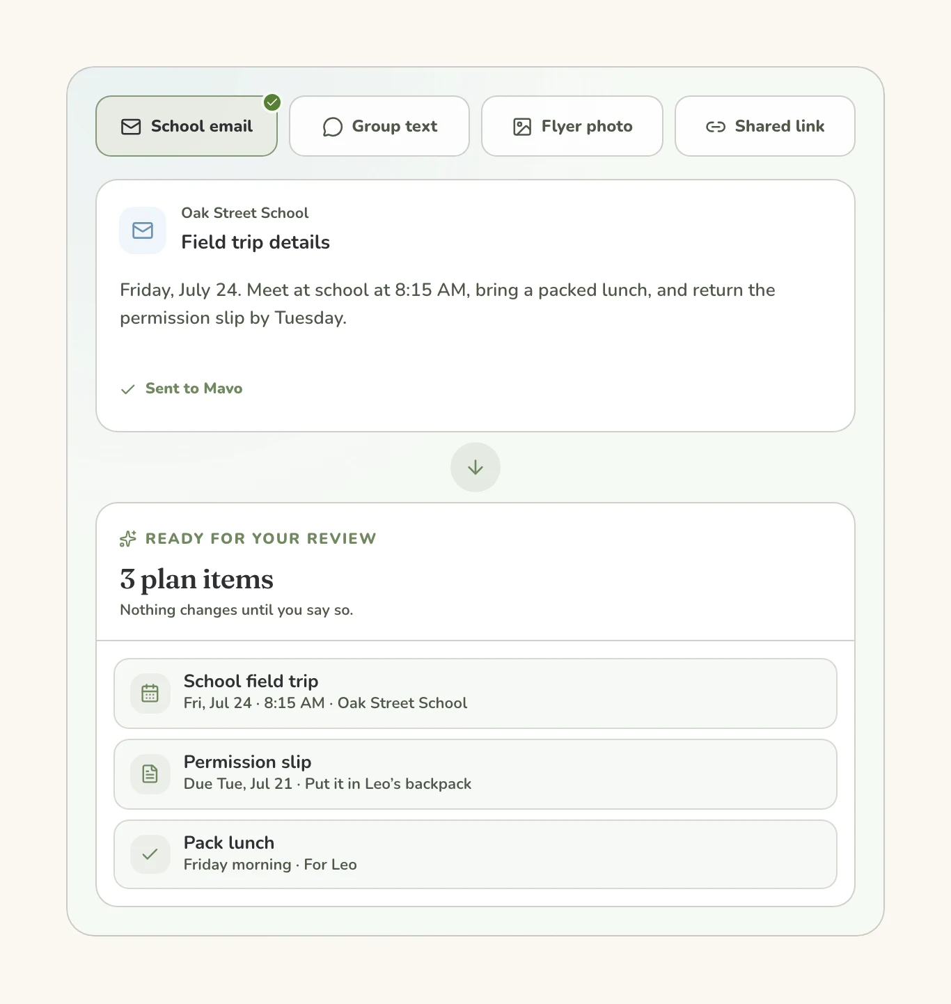 Add from Anywhere product view