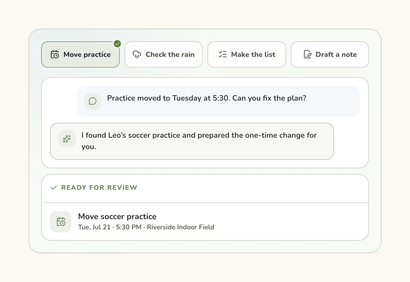 Mavo AI product view